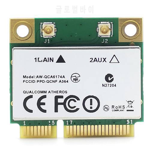 Atheros QCA6174A 1200M 2.4G / 5G Dual Frequency Mini PCIE Wireless Network Card + Bluetooth 4.1