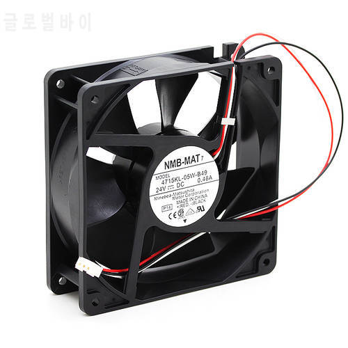 12038 120mm 12cm 24V Cooling Fan NMB 4715kl-05w-b49 4715kl-05w-b40 24VDC 0.46a Frequency Converter Cooler