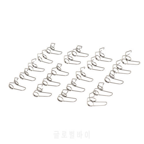Tooyful 20 Pieces Trumpet Water Key Waterkey Spit Value Springs for Brass Instrument Parts Accessories