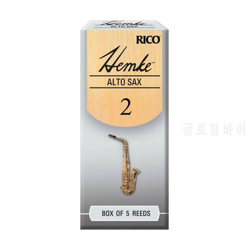 Rico by D&39addario Frederick Hemke Alto Sax Saxophone Reeds in Strength 2/2.5/3/3.5, 1/piece or 5/piece Pack