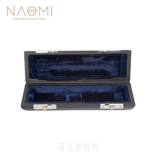 NAOMI Excellent Piccolo Case Hard Shell Bag Black Faux Leather Outer Piccolo Carrying Case Holder Woowind Instrument Accessories