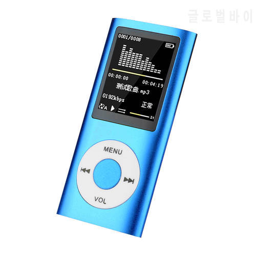 Hifi Mini Mp3 Player Music Sports Walkman with Earphone Fm Radio 1.8 Inch Tft Lcd Screen 32gb Micro SD TF Card Super thin mini