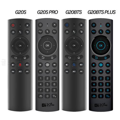G20S PRO Remote Control Voice Backlit 2.4G Wireless Air Mouse Gyroscope G20BTS Plus BT5.0 Gyro TV BOX Controller For X96 H96 MAX