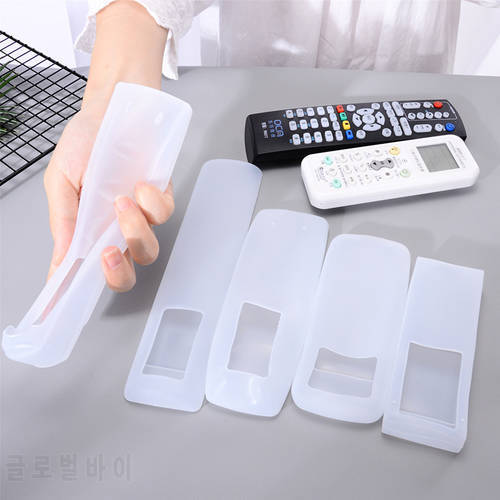 Dust Protect Storage Bag Portable Silicone Air Condition Control Case TV Remote Control Cover Transparent Case