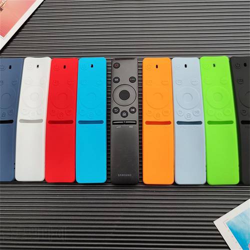 1Pc Silicone Cover Case For Samsung Voice TV Remote Control Protective Sleeve BN59-01244A,BN59-01259D All-inclusive Dust-proof