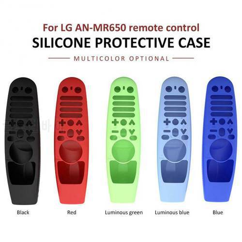 Lightweight Protective Silicone Case For Lg AN-MR600 AN-MR650 AN-MR18BA AN-MR19BA Remote Control Cover Shockproof Convenient Use