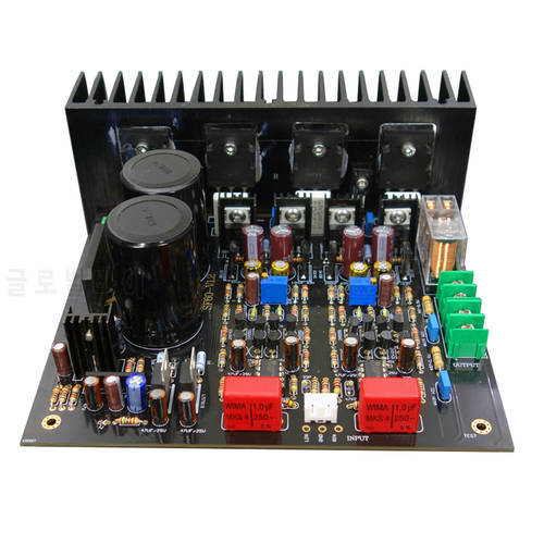 Imitate Britain Sutton SF60 Circuit Power Amplifier Kits/Finished Board/Aluminum Heatsink/Bare PCB For Home Audio 150W+150W