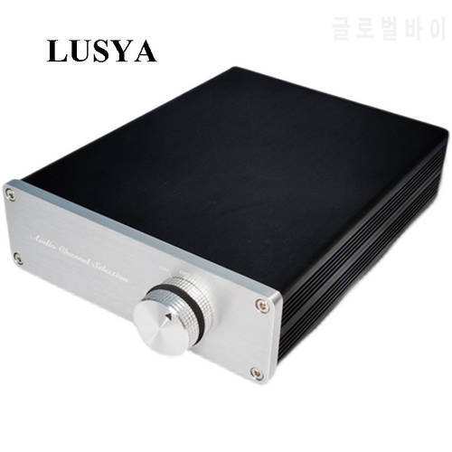 Lossless audio switcher 3 in 1 out hifi audio preamp TV audio source signal selection and distribution gold-plated RCA