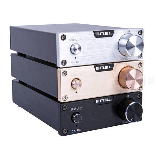 SMSL SA-98E audio amplifier 2.1 class d amplifiers TDA7498E hifi mini power amplifiers amplificador audio