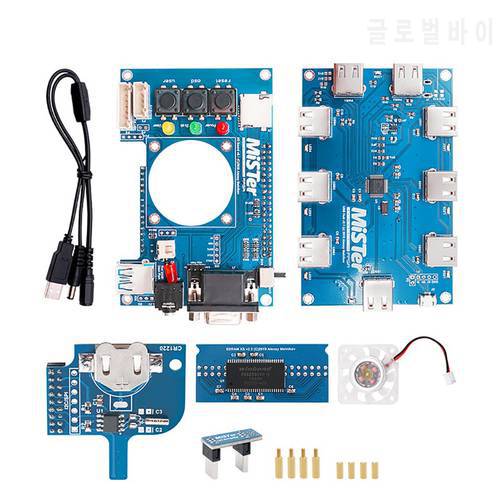 Manual Welding Mister-USB Hub v2.1 Board For Mister FPGA 7 USB Ports IO Board for Terasic DE10-Nano Accessories
