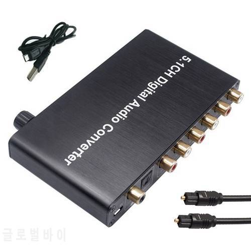Retail 5.1Ch Digital Audio Converter DTS / AC3 for DOLBY Decoding SPDIF Input to 5.1 Decoder SPDIF Coaxial to RCA