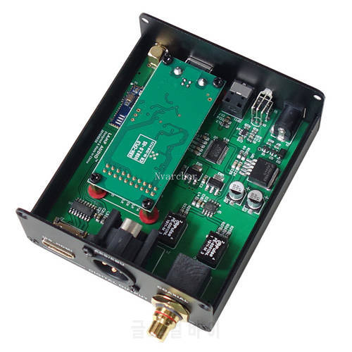 Nvarcher CSR8675 AptxHD Bluetooth Wireless Audio Receiving USB Digital Interface To AES Fiber Coaxial HMDI Output Decoding
