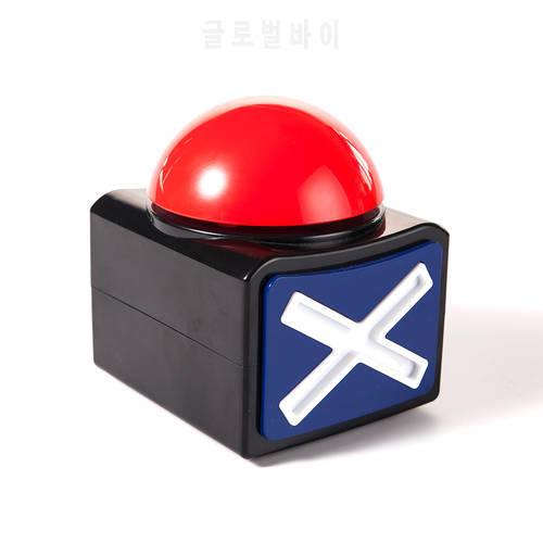 Fun Game Answer Buzzer Alarm Button with Yes No Button Sound Lights Trivia Quiz Game Megaphone