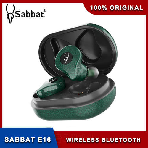 Sabbat E16 TWS Wireless Bluetooth Earphones Earbud Master-Slave Dual Mode Switching Advanced Noise Cancellation 45ms Low Latency
