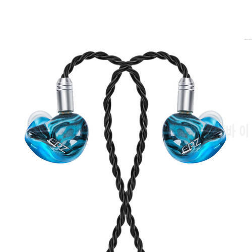 EPZ Q1 Redifning Dynamic In Ear Wired 3.5mm 0.78mm Earphones Monitor HIFI Music Waterproof Headset with mic Cable Earbuds