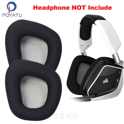 POYATU Ear Pads Headphone Earpads For USCORSAIR VOID PRO RGB SE Ear Pads Headphone Earpads Replacement Cushions Cover Earmuff