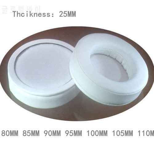 Round White Earpads For Sennheiser For AKG K550 For HifiMan For ATH Beyerdynamic DTX910 For Fostex TH900 For Sony Headphones
