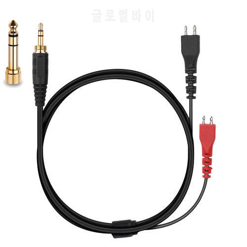 OFC 6.35mm Aux 3.5mm Replacement Cable Extension Cord for Sennheiser HD25 HD222 HD224 HD230 HD250 HD265 HD414 HD420 Headphones