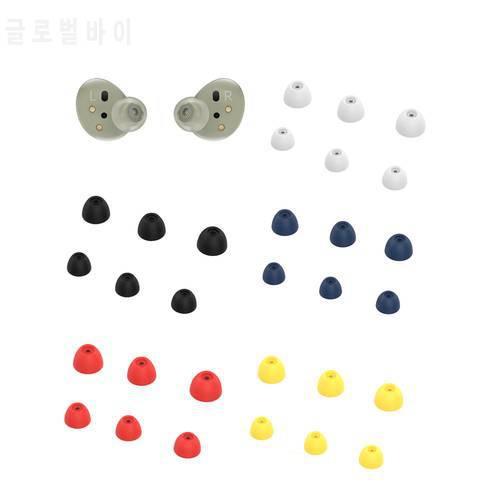 6Pcs New Earbuds Headphone Accessories Silicone EarPads Cover Ear Tips For Samsung Galaxy Buds 2