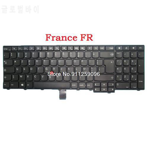 Laptop Keyboard For Lenovo For Thinkpad E531 E540 France FR 00PA586 00PA627 SN20H57051 PK131DH1A18 Without Backlit New