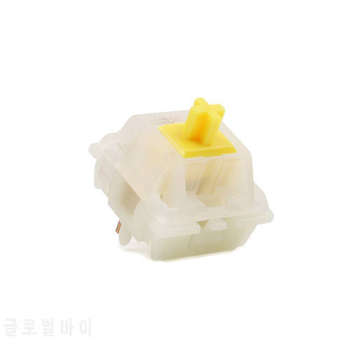 Gateron milky pro switches milky yellow pro red Linear Lubed Switch SMD RGB mx stem switch for mechanical keyboard 5pin