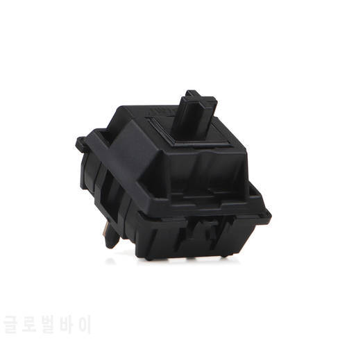 JWICK Black v2 Lubed Switch Linear 5 Pin 42g Actuation 58.5g Bottom Out For MX Mechanical Keyboard Hotswap PCB
