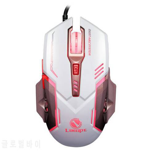 Gaming Mouse 1000DPI Adjustable Silent Mouse Optical LED USB Wired Computer Mouse Notebook Game Mice for Gamer Home Office
