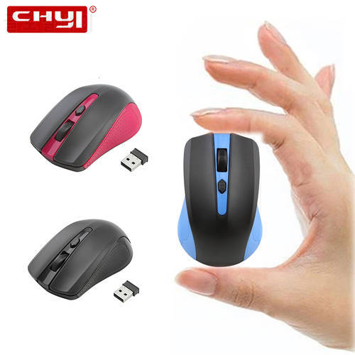 CHYI Wireless Mini Computer Mouse 2.4Ghz Usb Optical Ergonomic Arc PC Mause Cordless Portable Small 3d Mice For Laptop Notebook