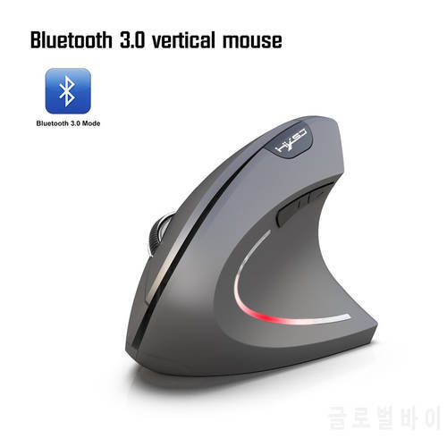 New Bluetooth 3.0 Wireless Mouse Vertical Computer Mouse Gamer Ergonomic 2400DPI Optical Mice Gaming Mouse For PC Laptop Games