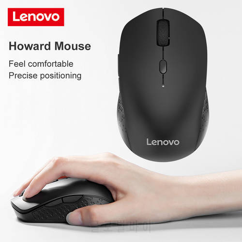 Original Lenovo Howard Bluetooth Mouse Wireless Dual-mode Mouse Portable Office Gaming Mouse 1000DPI for Laptop Accessories