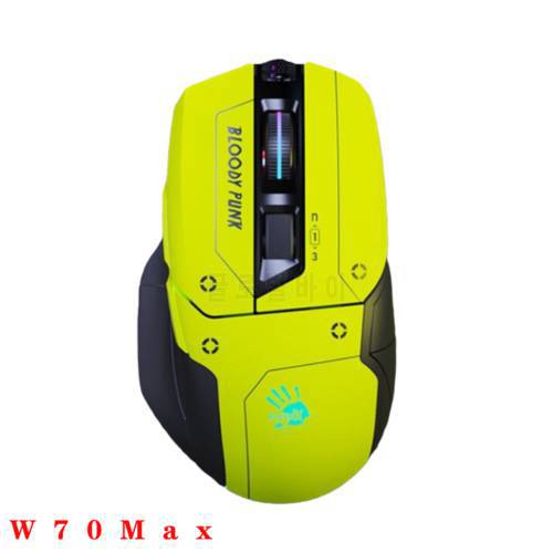 A70/W70 Max Bloody Professinal Wired Gaming Mouse 10000 Dpi RGB Light for PC Laptop Macro Definition Programming Game Mice