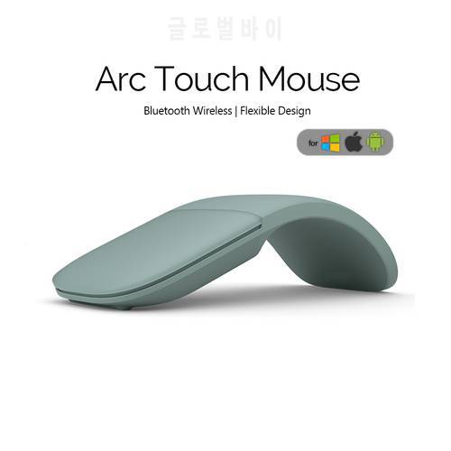 1600 DPI Bluetooth 4.0 Wireless Mouse Foldable Arc Touch Mause Folding Ultra-thin Mute Mice for Surfacebook Laptop Office Use