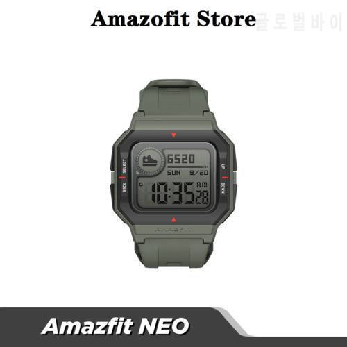 Amazfit Neo Digital Watch 1.2 Inch STN Display BLE 5.0 3ATM Waterproof 160MAH Long Battery Life Bluetooth 5.0 For Android IOS