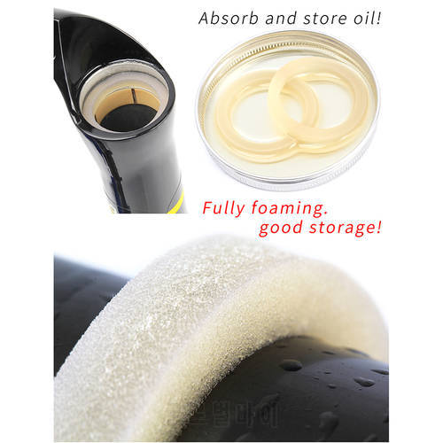 Mountain Bike Bicycle Front Fork Oil Sponge Dust Oil Sealed Foam Ring 32-36mm Bike Oil Seal Dust Seal Maintenance 2021 New