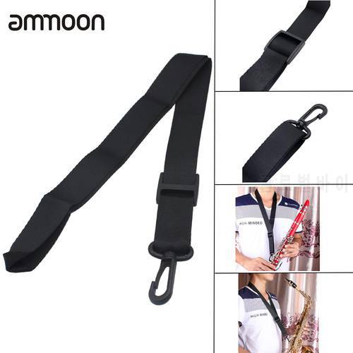 Adjustable Saxophone Sax Clarinet Neck Strap with Hook Clasp Durable Light-weight Wind Instrument Parts and Accessories