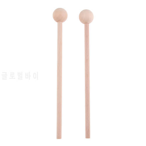 1 Pair Wooden Burr-free Mallets Percussion Sticks Musical Instruments For Xylophone Chime Bells
