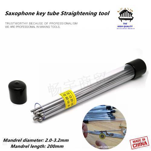 Brass wind instruments repair tools Flute Clarinet Saxophone key tube Straightening repair tool A set of 13