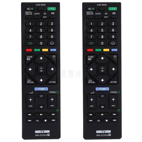 2X Universal Remote Control Rm-Ed054 For Sony Lcd Tv For Kdl-32R420A Kdl-40R470A Kdl-46R470A