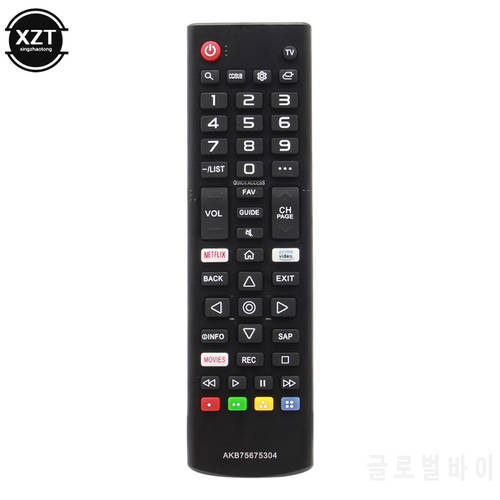 For LG TV AKB75675304 Remote Control ABS Replacement 433MHz Universal General For LG 32LM5620BPUA 32LM570BPUA Television Remote