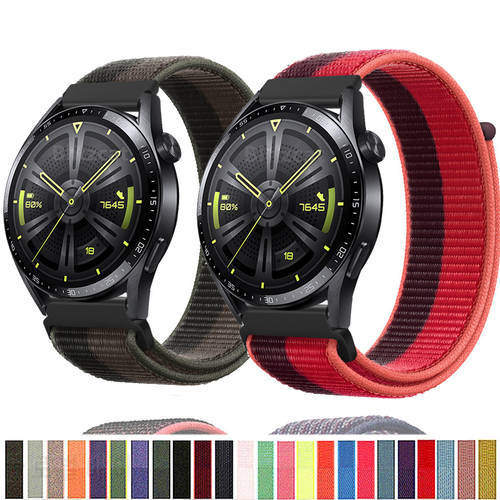 For Huawei watch GT3 GT 3 46MM 42mm Runner Strap Nylon Soft WristBand Smart Watch Band Bracelet