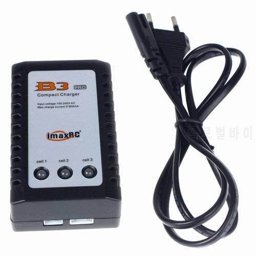 IMAX RC B3 Pro Compact Balance Charger for 2S 3S 7.4V 11.1V Lithium LiPo Battery 3-color LED Indicates the Charger More Power