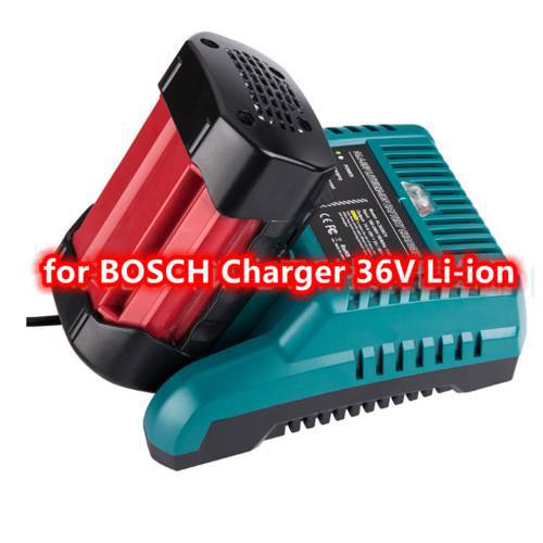Replacement Batteries Lithium-Ion for BOSCH Charger 36V Li-ion Rechargeable Battery BAT810 BAT836 BAT840 GBH36V-LI Tools Charger