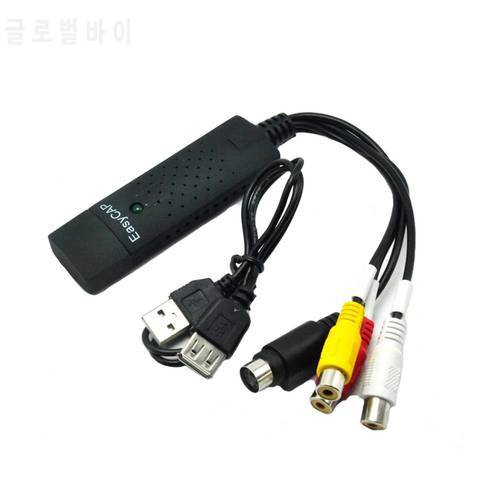 EasyCAP USB2.0 1 Channel Video Capture Card AV / BNC to USB TV DVD VHS Audio