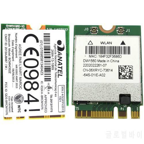 Card for Broadcom BCM94352Z DW1560 6XRYC 802.11 AC 867 Mbps Bluetooth 4.0 WIFI WLAN Card