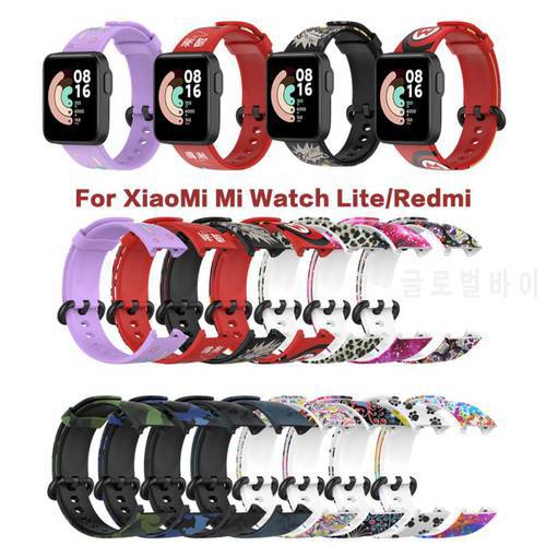 Silicone Band Strap For XiaoMi Mi Watch Lite/Redmi Watchstrap Smart Sport WristBand Bracelet Replacement Correa Accessories