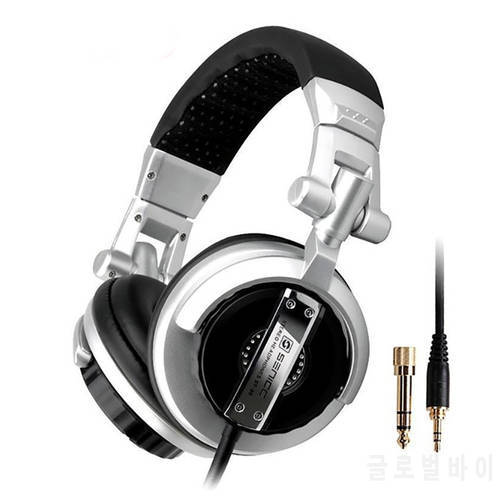 ST-80 DJ Music Wired Headphones Rotating Foldable Headset 3.5mmgold-plated plug Jack HIFI Recording Studio Monitor Earphones