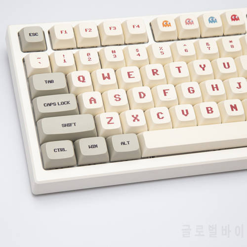 143 Keys Gameboy Childhood Classic Retro Game Key Caps for MX switch mechanical keyboard XDA keycaps Fit 61/64/68/87/96/104/108
