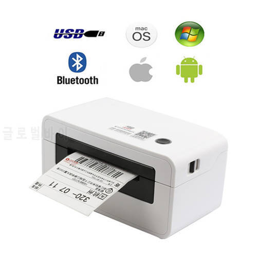 N41 Express Waybill Shipping Label 100 * 100 / 150 mm Product Sticker 4-Inch Thermal Barcode Printer Suitable For Windows Mac OS