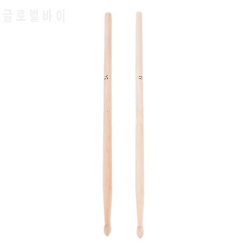 100% Brand New 1 Pair 5A Maple Drum Sticks Wood Wooden Tip Band Musical Instrument Drumsticks