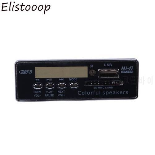 USB Bluetooth-compatible Hands-free MP3 Player Integrated MP3 Decoder Board Module with Remote Control USB FM Aux Radio for Car